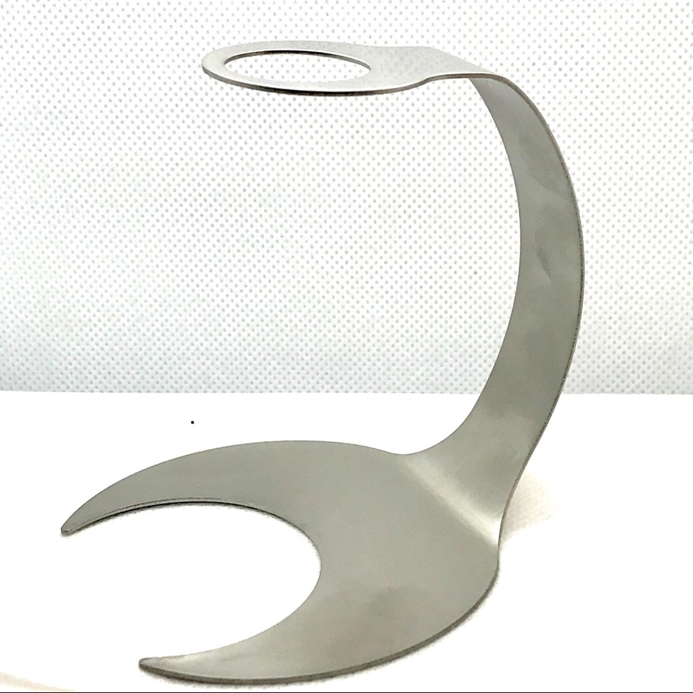 Stainless steel bottle stopper holder/display